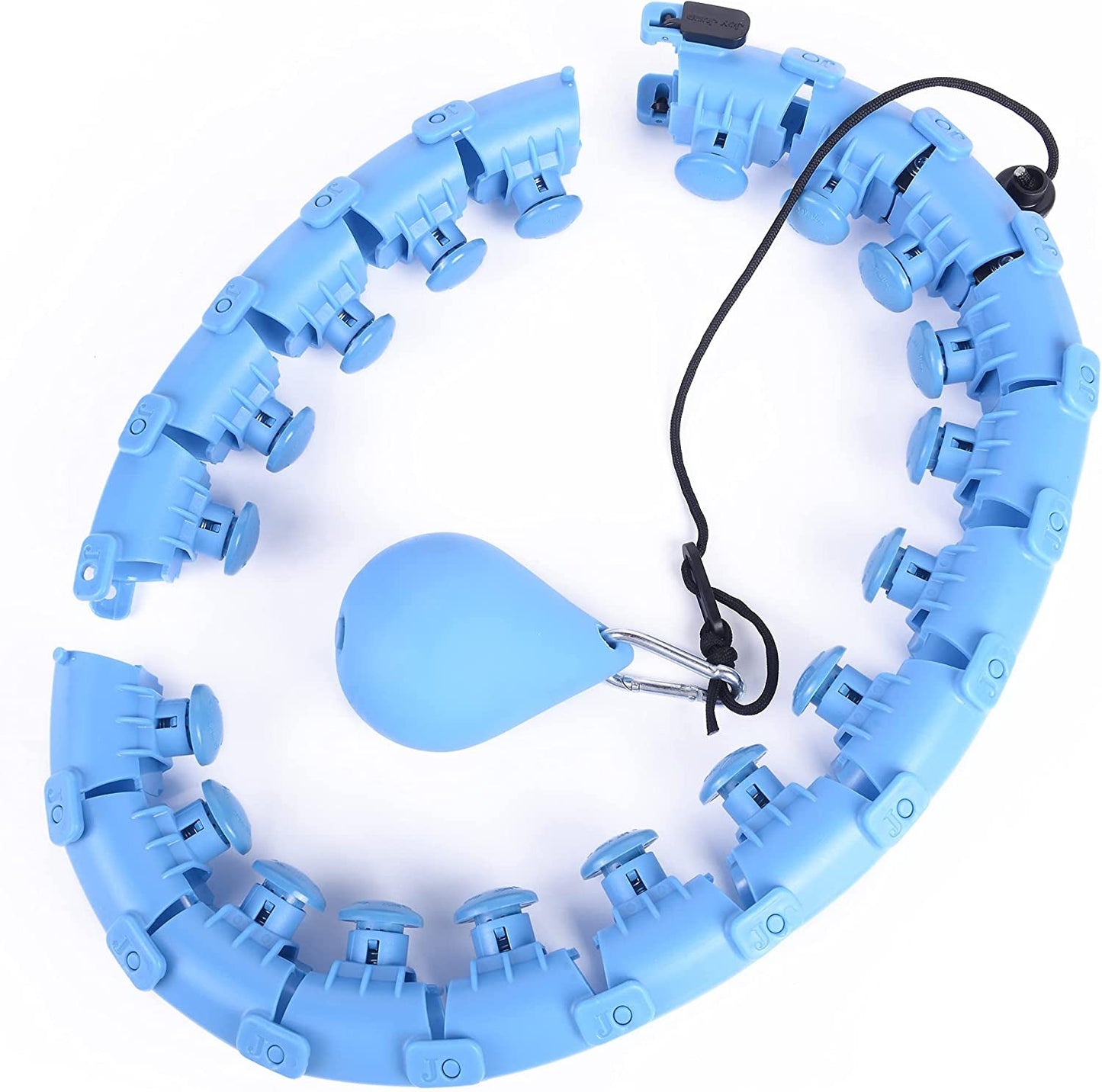 Adjustable Weighted Hula Hoop for Effective Weight Loss