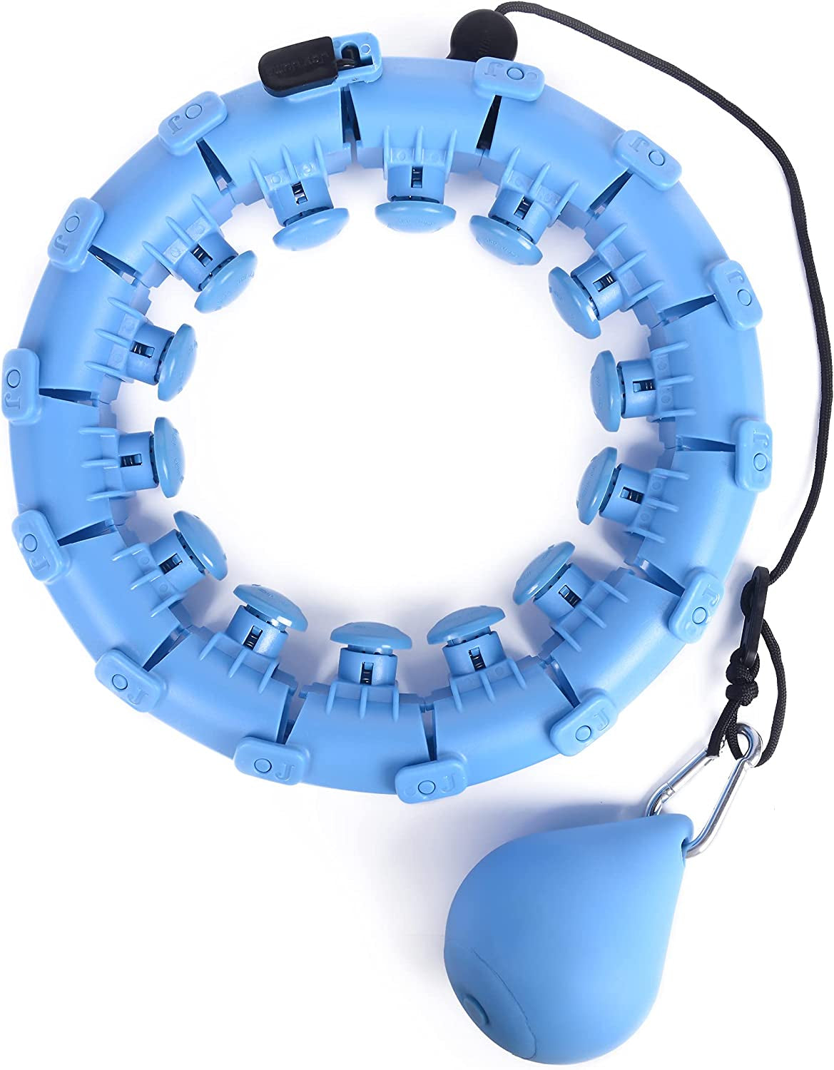 Adjustable Weighted Hula Hoop for Effective Weight Loss
