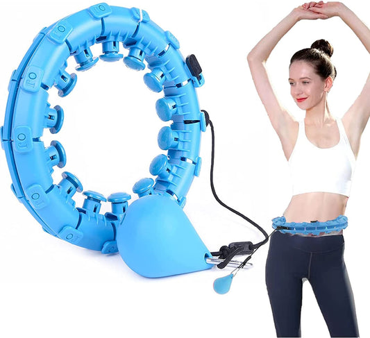 Adjustable Weighted Hula Hoop for Effective Weight Loss